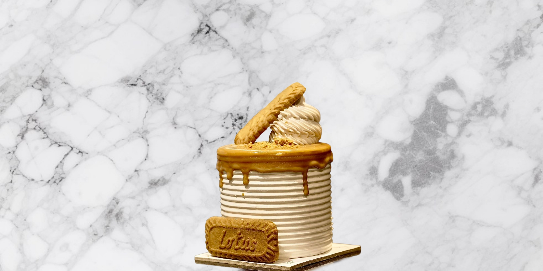  کێکی جیلاتۆی لۆتس | كيك باللوتس