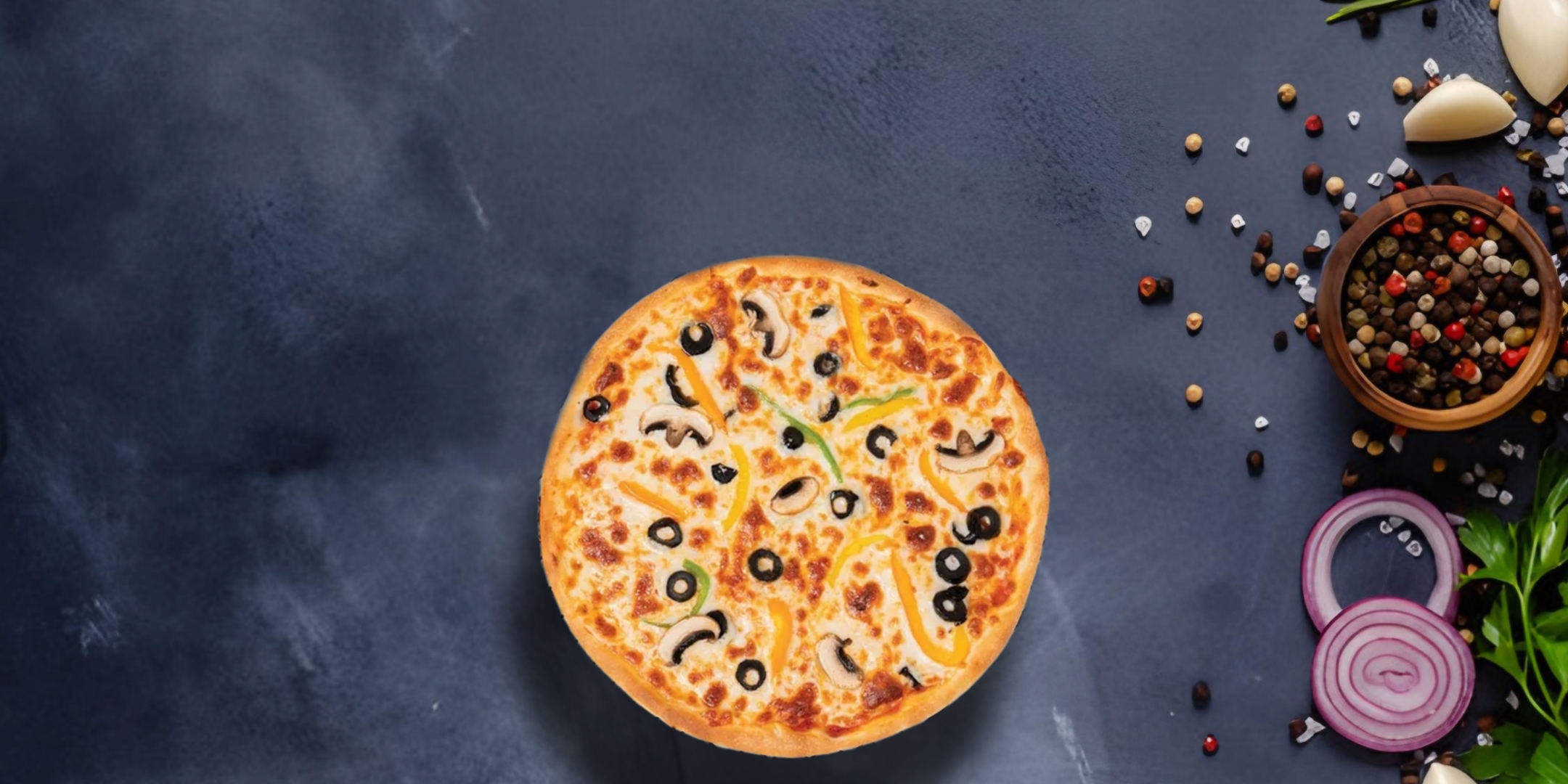  پیزای سەوزەوات ناوەند  | بيتزا خضروات وسط