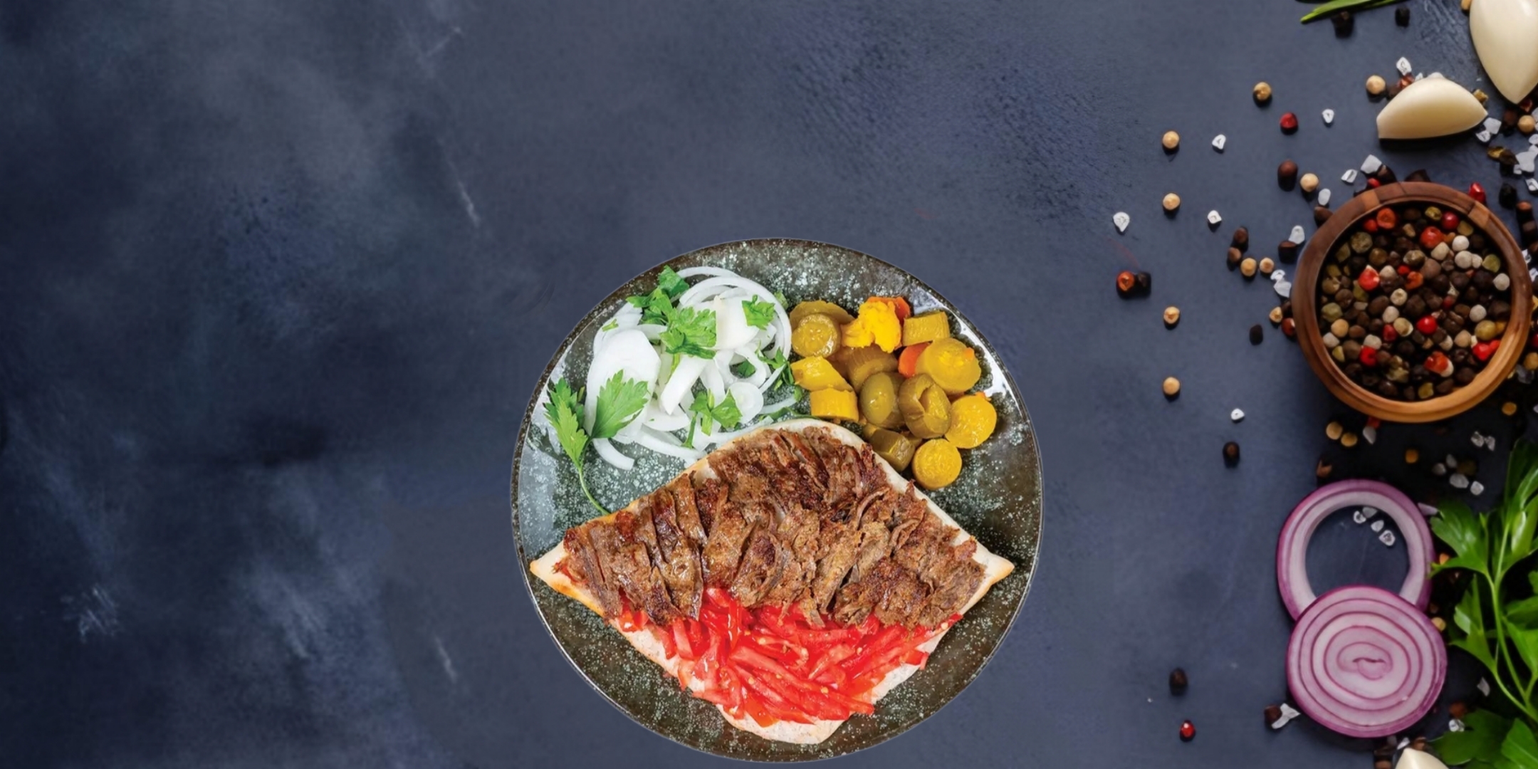 لەفەی گۆشت سەموون | ساندويتش لحم 